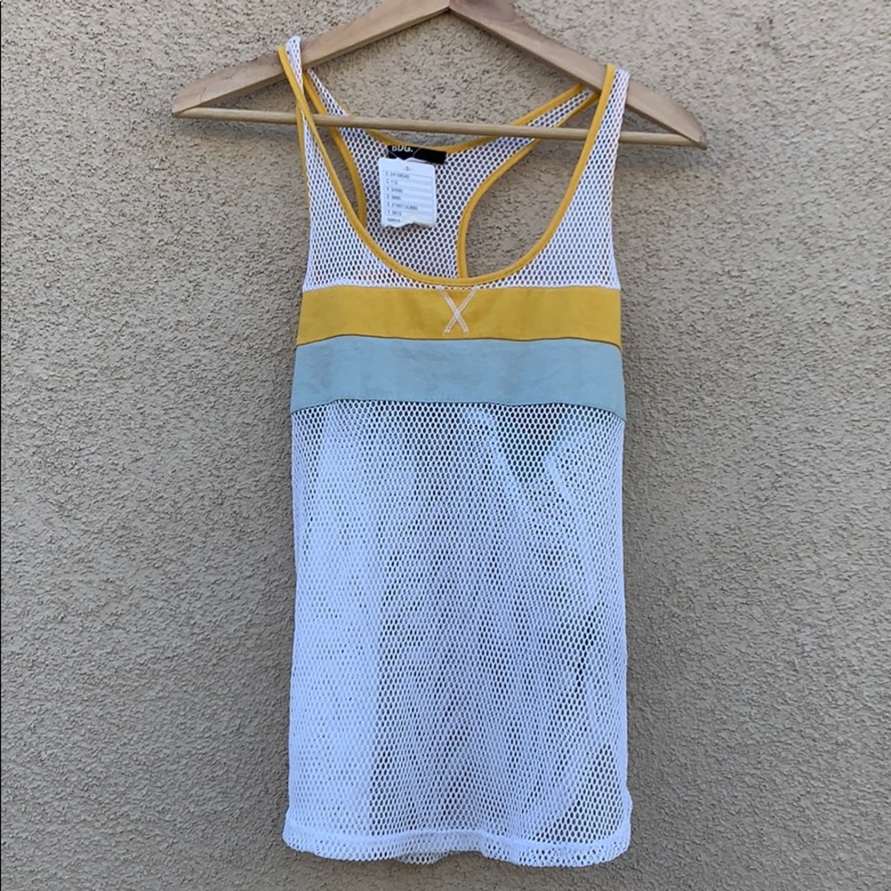 Fishnet urban outfitters tank top
